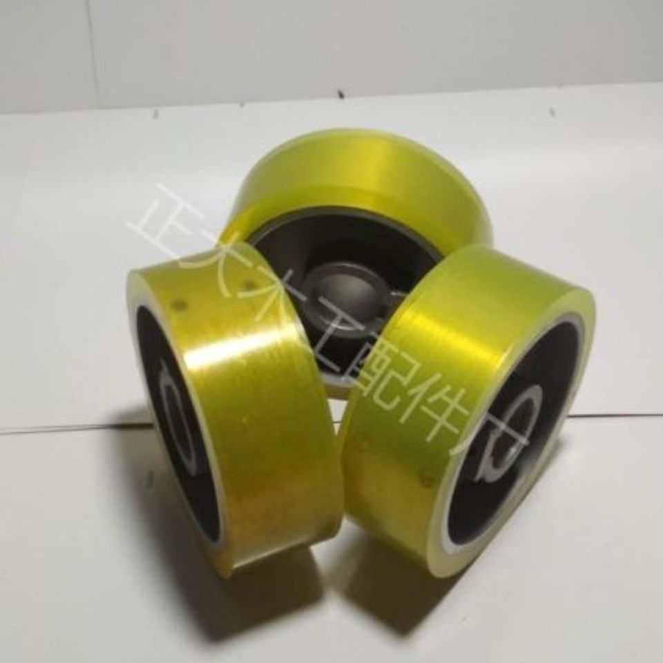 四面刨膠輪同步輪聚氨酯壓輪光面輪橡膠輪pu耐磨輪木工機械配件
